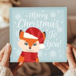 Merry Christmas To You Greetings Card For Kids Children Teacher 
