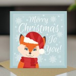 Merry Christmas To You Greetings Card For Kids Children Teacher 
