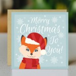 Merry Christmas To You Greetings Card For Kids Children Teacher 