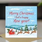Merry Christmas Card Happy New Year Greetings Cards For Friends 