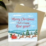 Merry Christmas Card Happy New Year Greetings Cards For Friends 