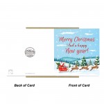 Merry Christmas Card Happy New Year Greetings Cards For Friends 
