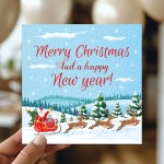 Merry Christmas Card Happy New Year Greetings Cards For Friends 