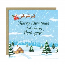 Merry Christmas Cards For Family or Friends Xmas Card For Kids