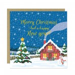 Merry Christmas Card For Friends Family Neighbour Colleague