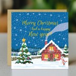 Merry Christmas Card For Friends Family Neighbour Colleague