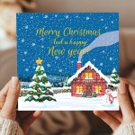 Christmas Cards Multipack of 6 Xmas Santa Cards For Family