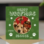 Christmas Card From Dog Puppy MERRY WOOFMAS Card For Mum Dad Christmas Card From Dog Puppy MERRY WOOFMAS Card For Mum Dad