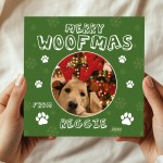 Christmas Card From Dog Puppy MERRY WOOFMAS Card For Mum Dad Christmas Card From Dog Puppy MERRY WOOFMAS Card For Mum Dad