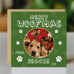 Christmas Card From Dog Puppy MERRY WOOFMAS Card For Mum Dad Christmas Card From Dog Puppy MERRY WOOFMAS Card For Mum Dad