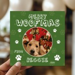 Christmas Card From Dog Puppy MERRY WOOFMAS Card For Mum Dad Christmas Card From Dog Puppy MERRY WOOFMAS Card For Mum Dad