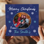  Personalised Photo Christmas Card For Family and Friends