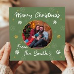 Personalised Merry Christmas Card For Family and Friends