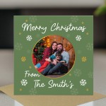 Personalised Merry Christmas Card For Family and Friends