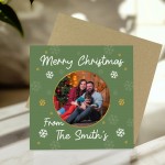 Personalised Merry Christmas Card For Family and Friends