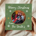 Personalised Merry Christmas Card For Family and Friends