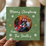 Personalised Merry Christmas Card For Family and Friends