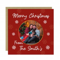 Personalised Christmas Card For Family and Friends