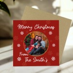 Personalised Christmas Card For Family and Friends