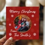 Personalised Christmas Card For Family and Friends