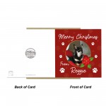Novelty Christmas Card From The Dog Personalised Photo Card