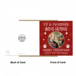 Merry Christmas Card For Pawsome Dog Mum Personalised Photo Card