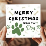 Christmas Card From Dog Merry Christmas Card For Mum Dad Son