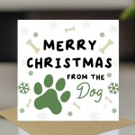 Christmas Card From Dog Merry Christmas Card For Mum Dad Son
