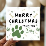 Christmas Card From Dog Merry Christmas Card For Mum Dad Son
