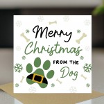 Christmas Card From Dog Puppy Merry Christmas Card For Mum Dad Christmas Card From Dog Puppy Merry Christmas Card For Mum Dad