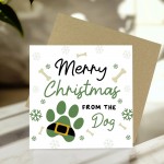 Christmas Card From Dog Puppy Merry Christmas Card For Mum Dad Christmas Card From Dog Puppy Merry Christmas Card For Mum Dad