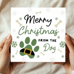 Christmas Card From Dog Puppy Merry Christmas Card For Mum Dad Christmas Card From Dog Puppy Merry Christmas Card For Mum Dad