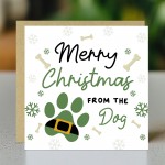 Christmas Card From Dog Puppy Merry Christmas Card For Mum Dad Christmas Card From Dog Puppy Merry Christmas Card For Mum Dad