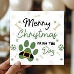 Christmas Card From Dog Puppy Merry Christmas Card For Mum Dad Christmas Card From Dog Puppy Merry Christmas Card For Mum Dad