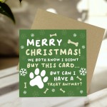 Funny Merry Christmas Cards From The Dog Hilarious Card