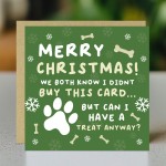 Funny Merry Christmas Cards From The Dog Hilarious Card