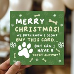 Funny Merry Christmas Cards From The Dog Hilarious Card