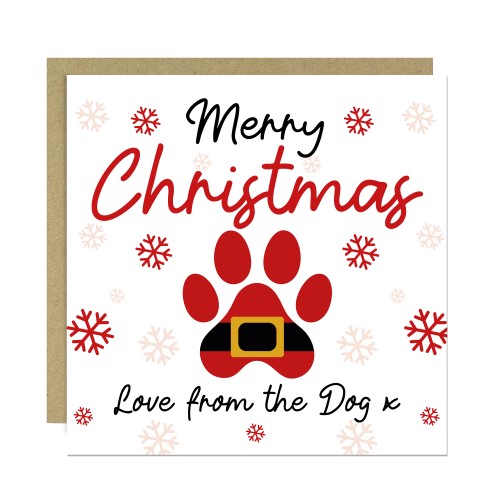 Christmas Card From The Dog For Dog Mum Dog Dad Funny Christmas Card From The Dog For Dog Mum Dog Dad Funny