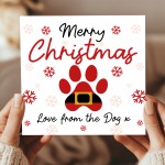 Christmas Card From The Dog For Dog Mum Dog Dad Funny Christmas Card From The Dog For Dog Mum Dog Dad Funny