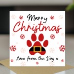 Christmas Card From The Dog For Dog Mum Dog Dad Funny Christmas Card From The Dog For Dog Mum Dog Dad Funny
