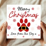 Christmas Card From The Dog For Dog Mum Dog Dad Funny Christmas Card From The Dog For Dog Mum Dog Dad Funny