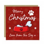 Joke Christmas Card From The Dog For Dog Mum Dog Dad Funny
