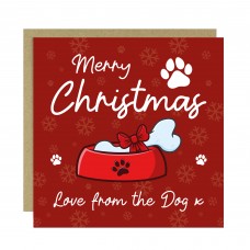 Joke Christmas Card From The Dog For Dog Mum Dog Dad Funny