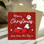 Joke Christmas Card From The Dog For Dog Mum Dog Dad Funny