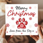 Happy Christmas From The Dog Card For Mum Dad Daughter Son Funny Happy Christmas From The Dog Card For Mum Dad Daughter Son Funny