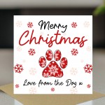 Happy Christmas From The Dog Card For Mum Dad Daughter Son Funny Happy Christmas From The Dog Card For Mum Dad Daughter Son Funny