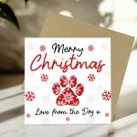 Happy Christmas From The Dog Card For Mum Dad Daughter Son Funny Happy Christmas From The Dog Card For Mum Dad Daughter Son Funny