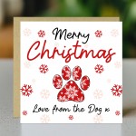 Happy Christmas From The Dog Card For Mum Dad Daughter Son Funny Happy Christmas From The Dog Card For Mum Dad Daughter Son Funny