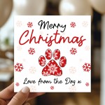 Happy Christmas From The Dog Card For Mum Dad Daughter Son Funny Happy Christmas From The Dog Card For Mum Dad Daughter Son Funny