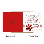 Joke Funny Christmas Card From The Dog For Dog Mum Dog Dad